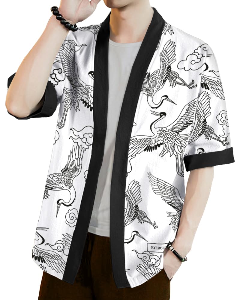 eyebogler Men Cotton Blend Casual Printed Open Shrug-picture-23