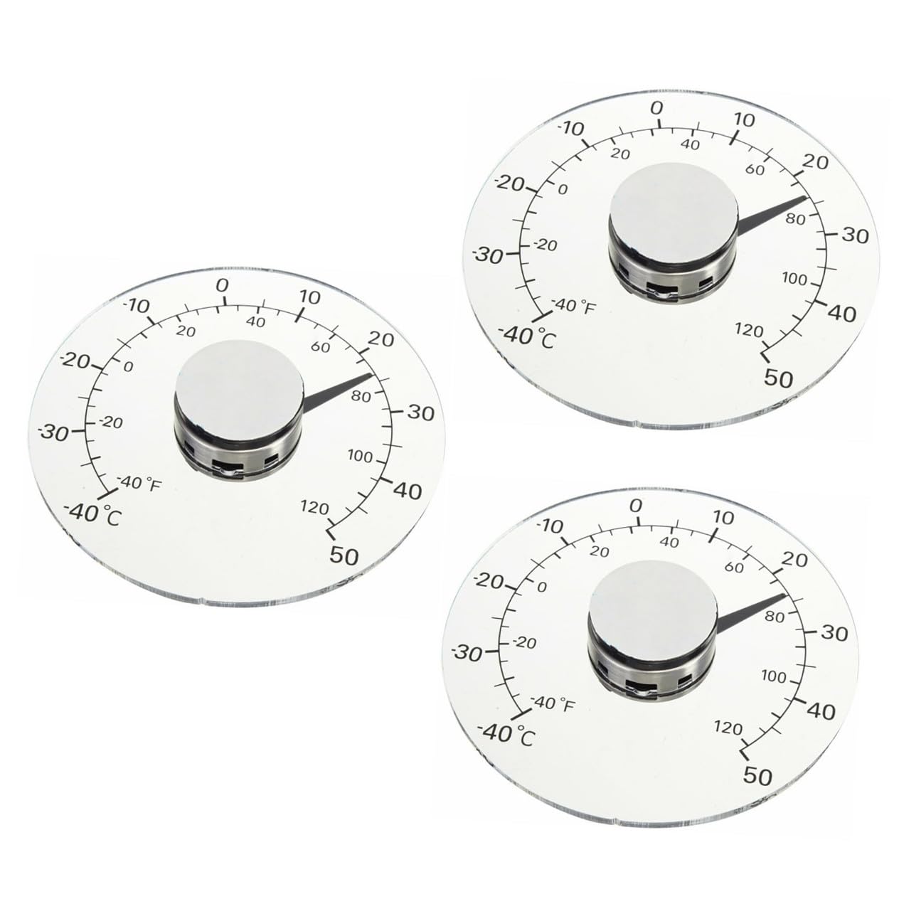 Sosoport 3St Haushaltsthermometer innen-außen-thermometer außentemperaturanzeige Fensterthermometer Wetterstock wählen raumthermometer innen Außenthermometer Wasserdichtes Thermometer