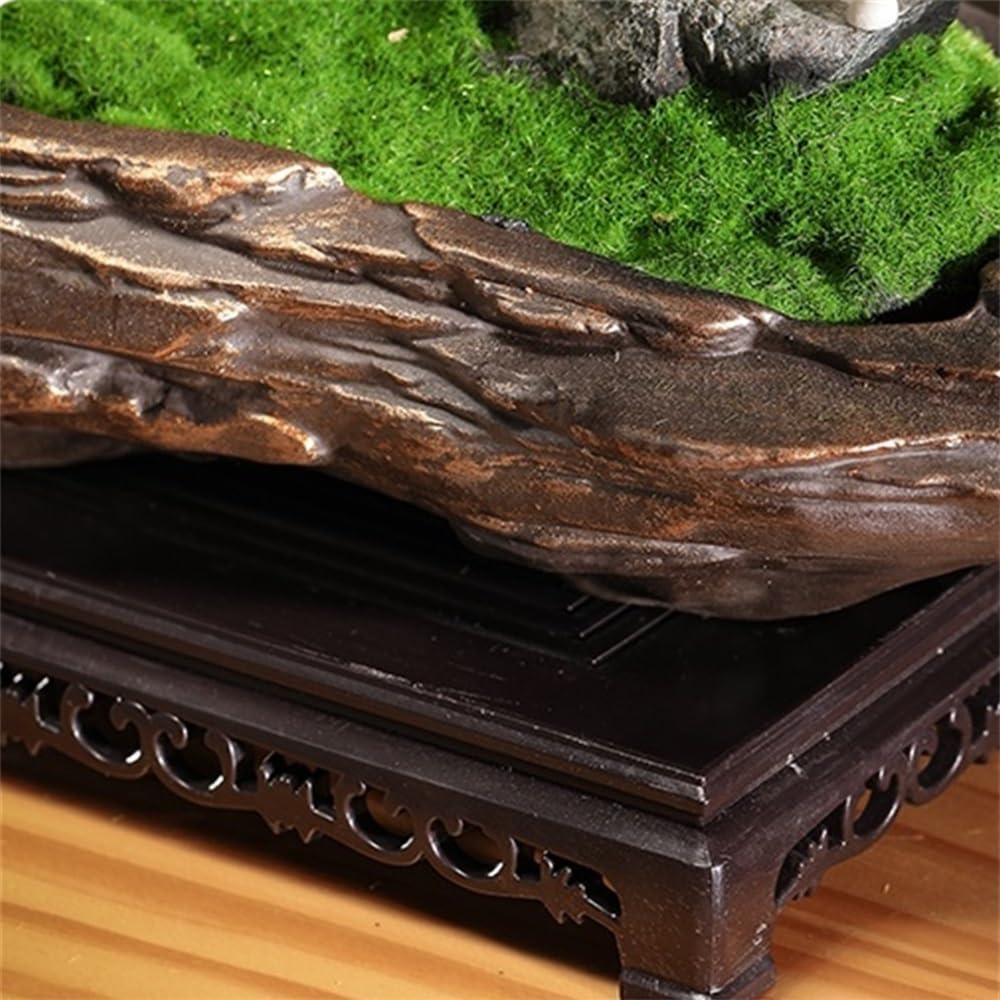 Albero Bonsai Artificiale Albero Bonsai Artificiale con Vaso in Ceramica e Base Decorazione da Tavolo Pianta Finta Bonsai Albero Bonsai Simulazione