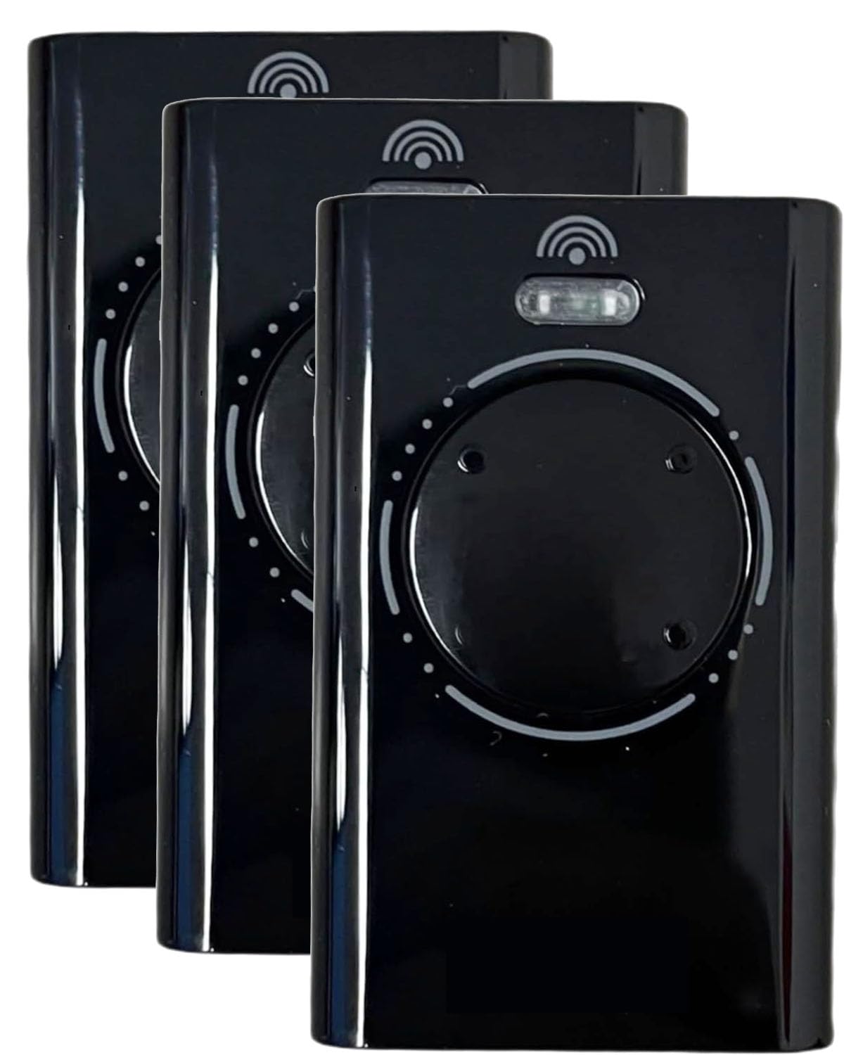 Télécommande de Garage Compatible 868 MHz, télécommande de Garage 2 canaux, ouvre-Porte de Garage avec XT2 868 SLH LR, XT4 868 SLH LR, Code Roulant, Lot de 3 pièces