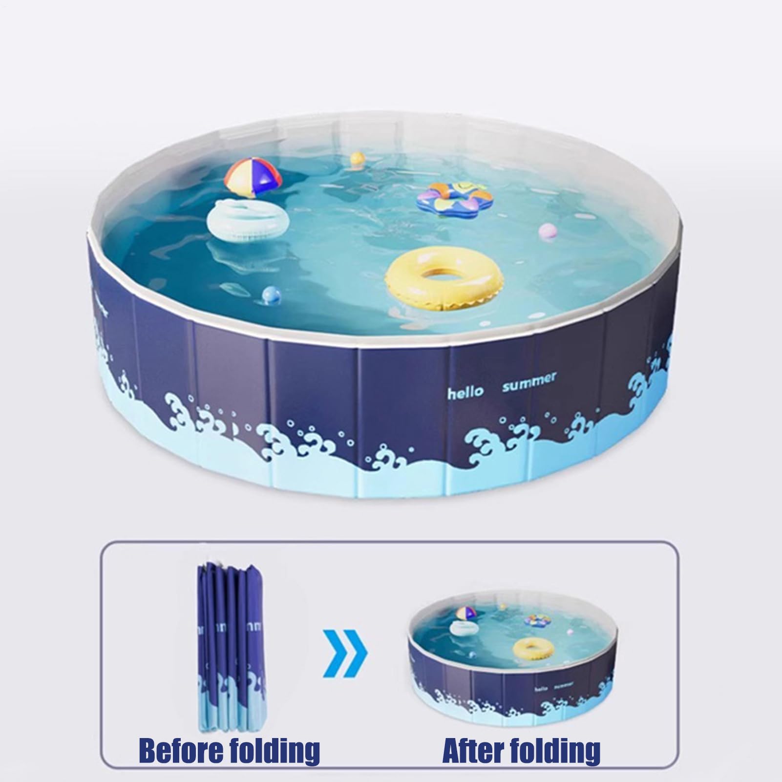 Piscina De Chapoteo Juguetes De Agua para Nadar Actividades De Bañera