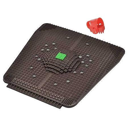 Ramdev Acupressure Foot Mat With Magnets For Stress And Pain Relief with thumb pad home Gym & Fitness Kit Power Relief Plastic Mat