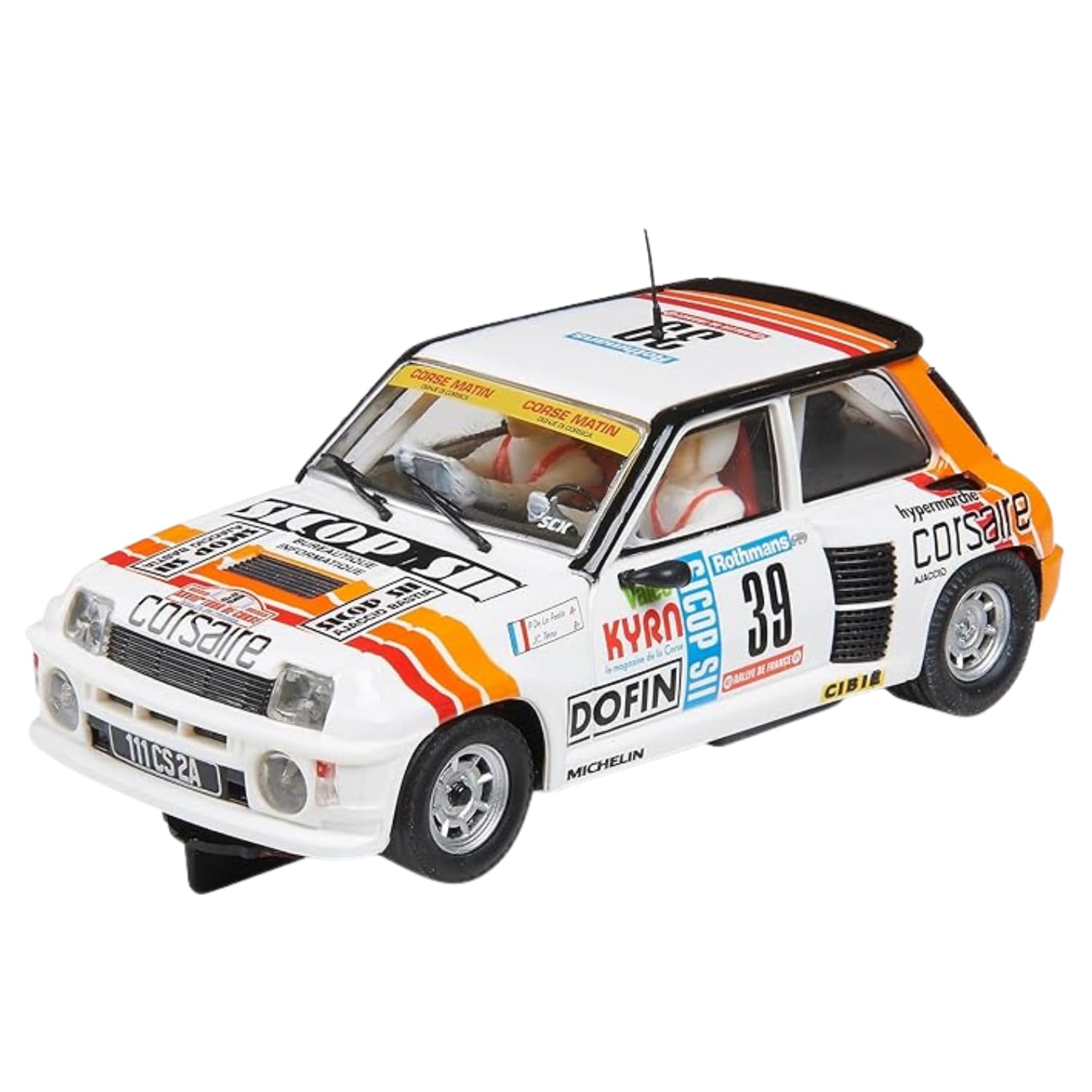 SCALEXTRIC - Rennfahrzeug Advance - Slotauto - Maßstab 1:32 (Renault 5 Turbo - Tour de Corse '84)