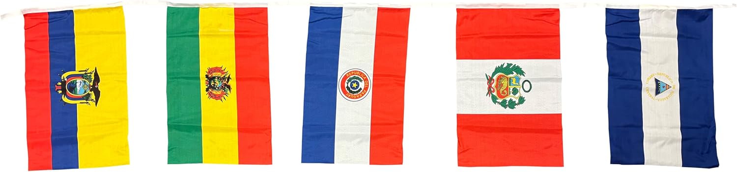 South/Central America - 30 ft String Banner