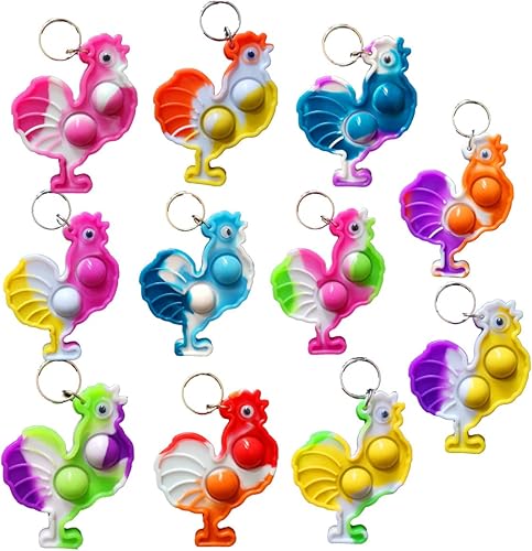 24 paquetes de pollitos divertidos regalos de verano únicos mini artículo surtido juguetes para niños niños aula estudiantes regalos de profesores,