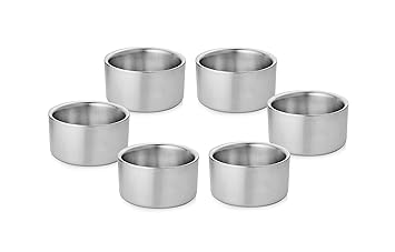 URBAN SPOON Stainless Steel Mini Bowl, Double Walled Mini Bowl, Katori, Wati Set 6 Pcs | 200ml Each | Dia - 8.5Cm