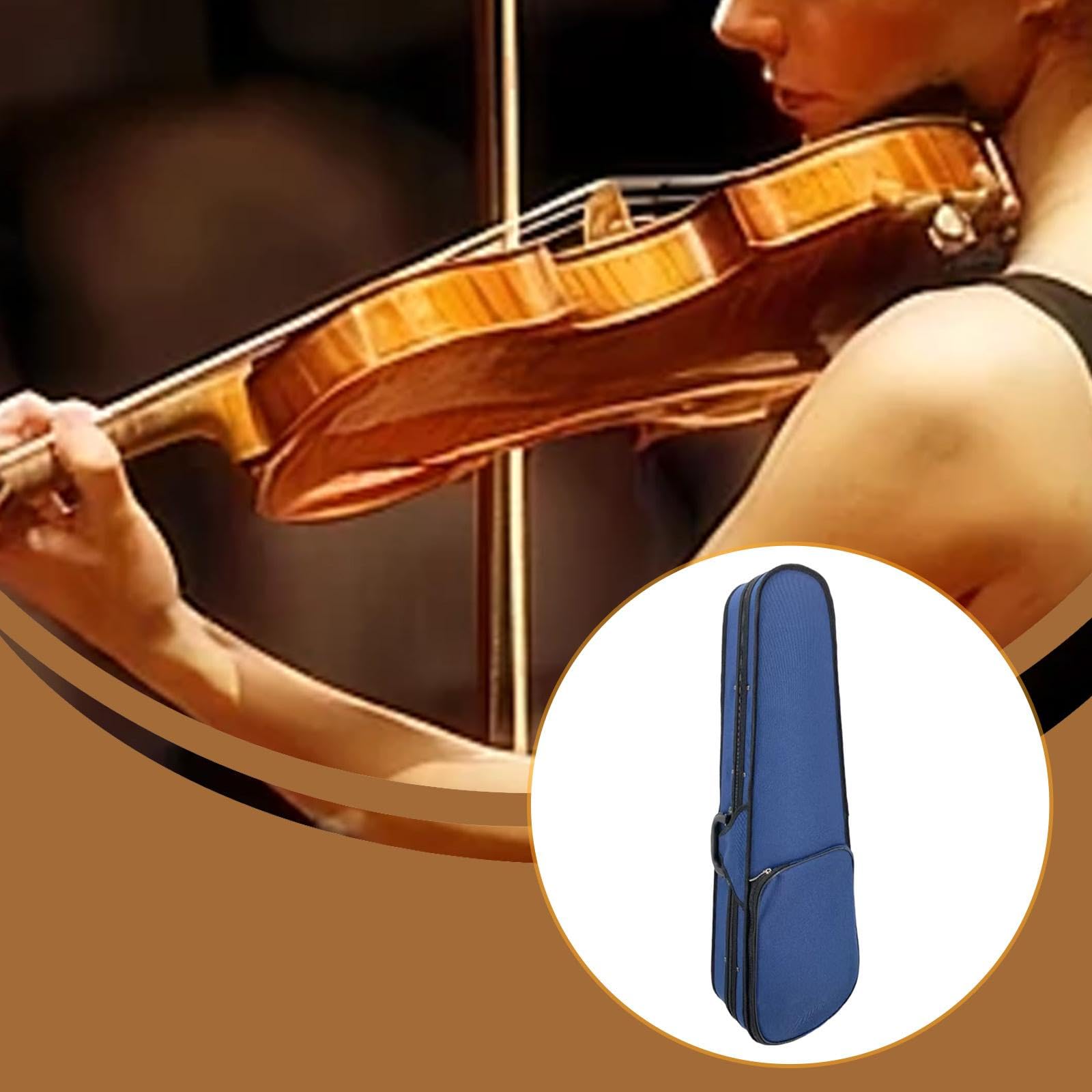 Estuche Rígido para Violín 4/4, Mochila de Regalo Profesional para Músicos de Exterior Y Uso Diario.