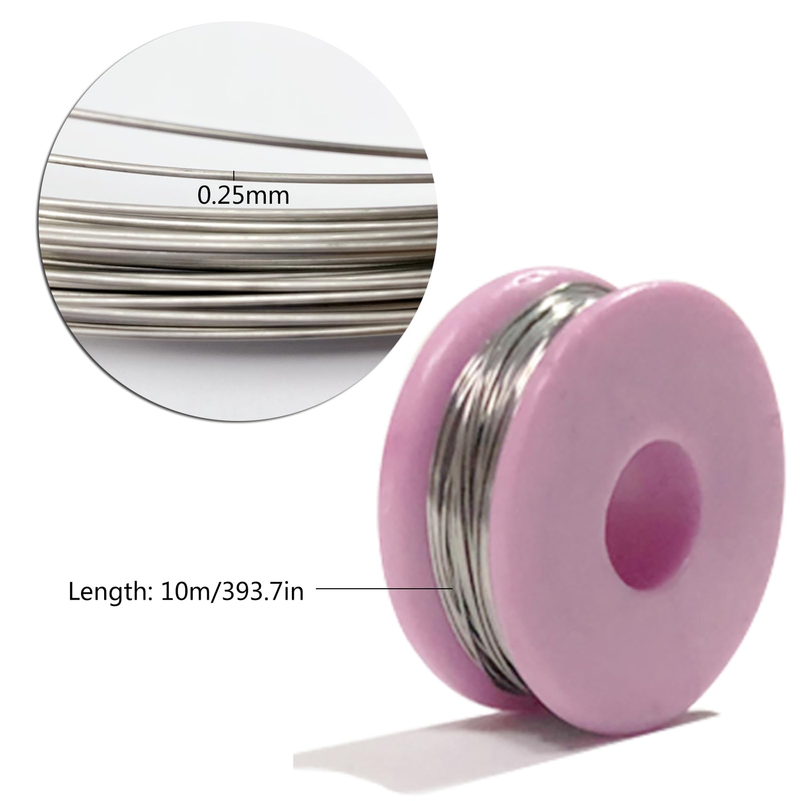 Nichrome Draht 10 Meter (33 Fuß) Heizdurchmesser 0 25 Mm Schnitte Schaumbeständigkeit Für Maschinenspulendraht