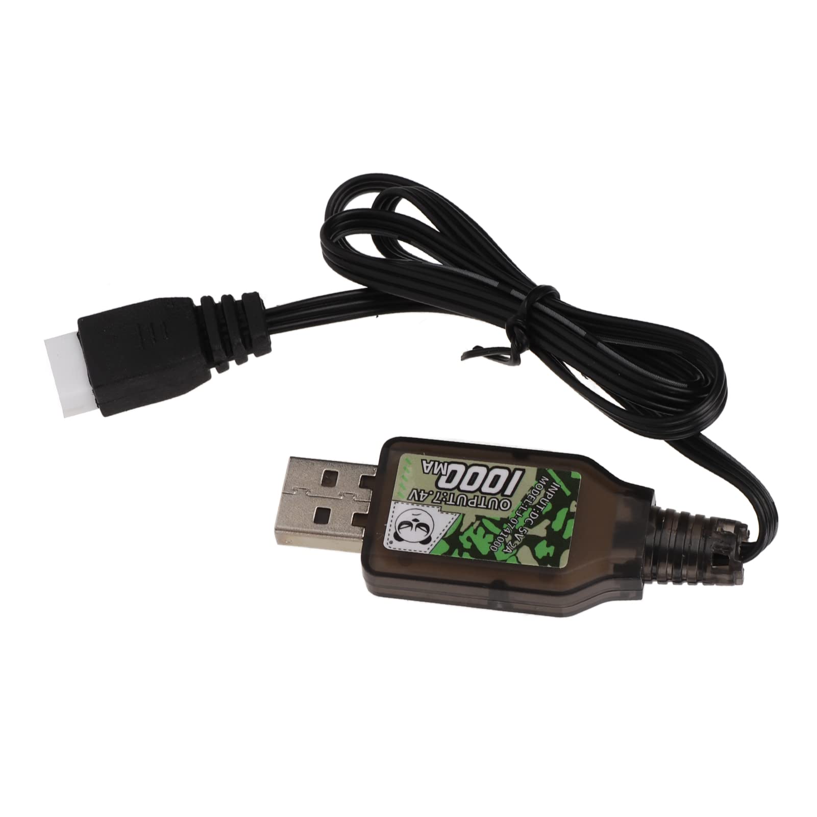 USB Charger Cable, Durable Mini Reliable Stable RC USB Charger Portable High Performance with XH 3P Connector Plug for 1/24 RC Car