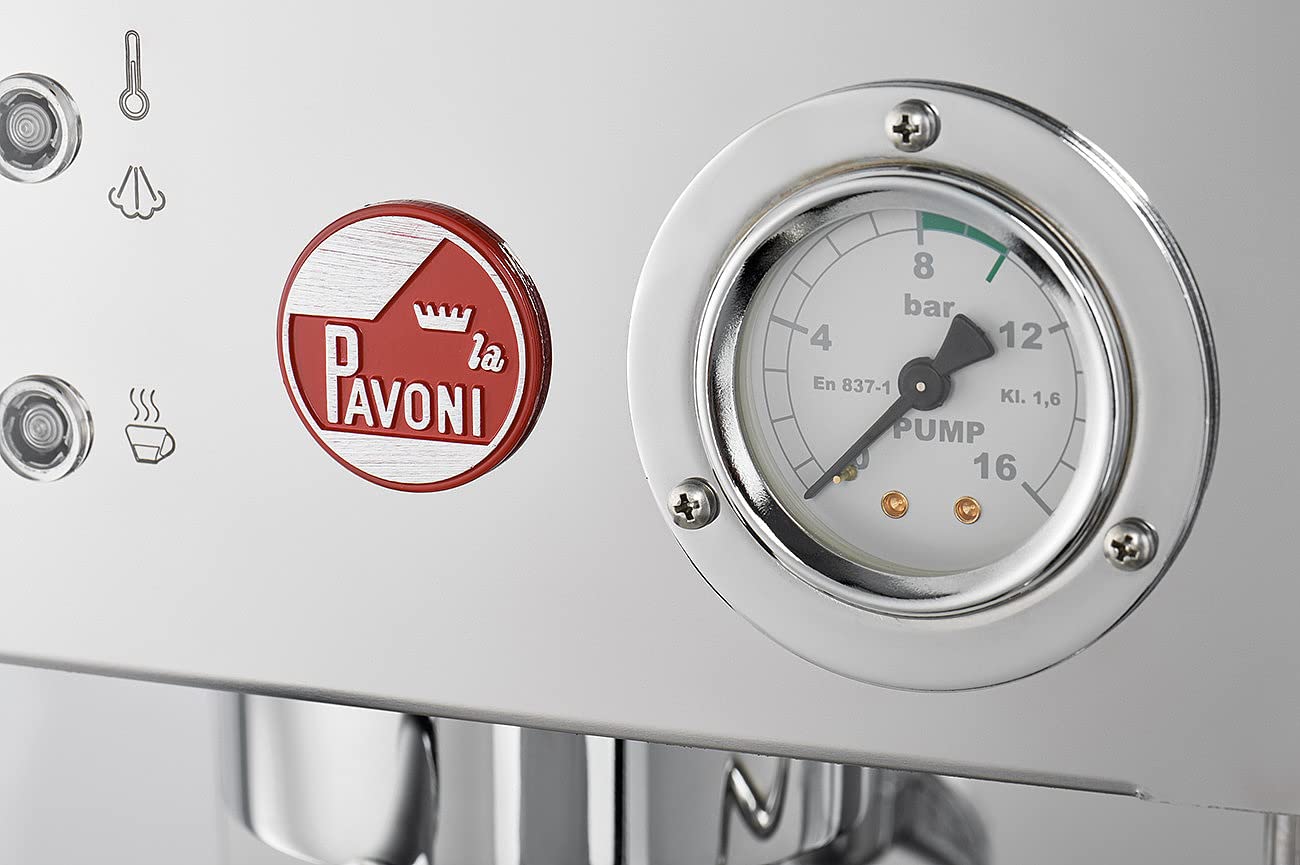 La Pavoni LPMCSR02EU, Macchina per caffè espresso Casa Bar PID, Steel