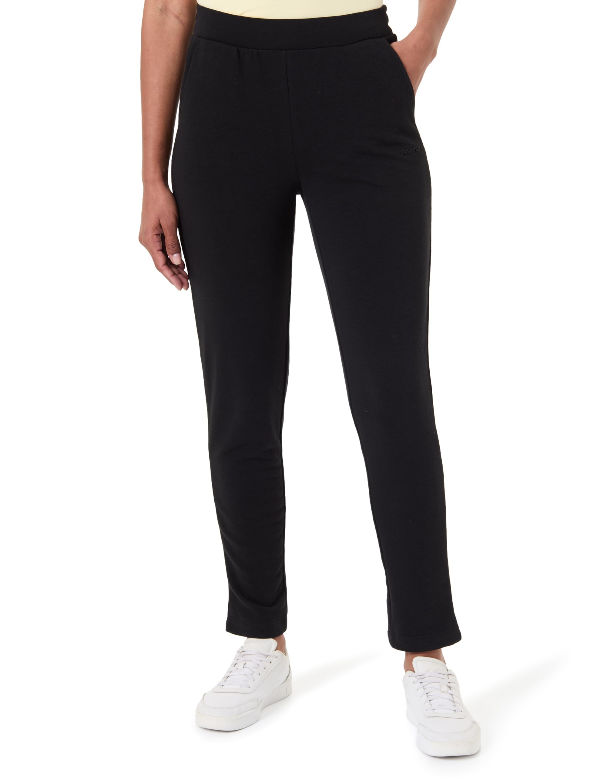 ONLY Womens Onpmelina Mw Slim SWT PNT Noos Joggers, Black, XS UK