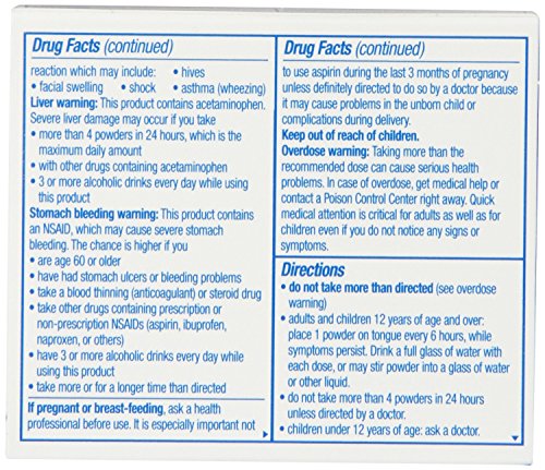 Goody's Back & Body Pain Relief Powder, 24 Dissolve Packs (2 Pack)