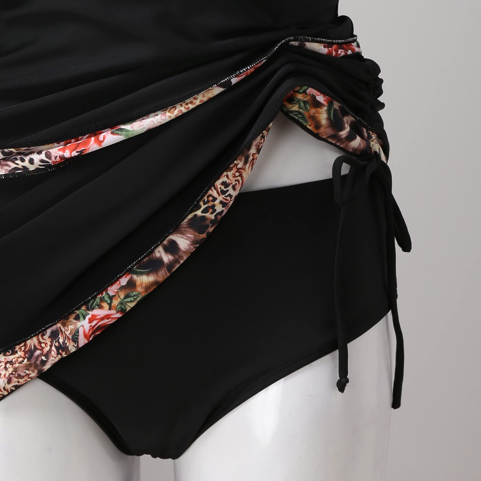 Bañador Premama Embarazo Tankinis Mujer Tallas Grandes Vikinis Baratas Beachwear Push Up Estampado 3D Dos Piezas Sujetador y Braguitas Cintura Alta Basic Tankinis Playa Piscina Vacaciones Cómodo