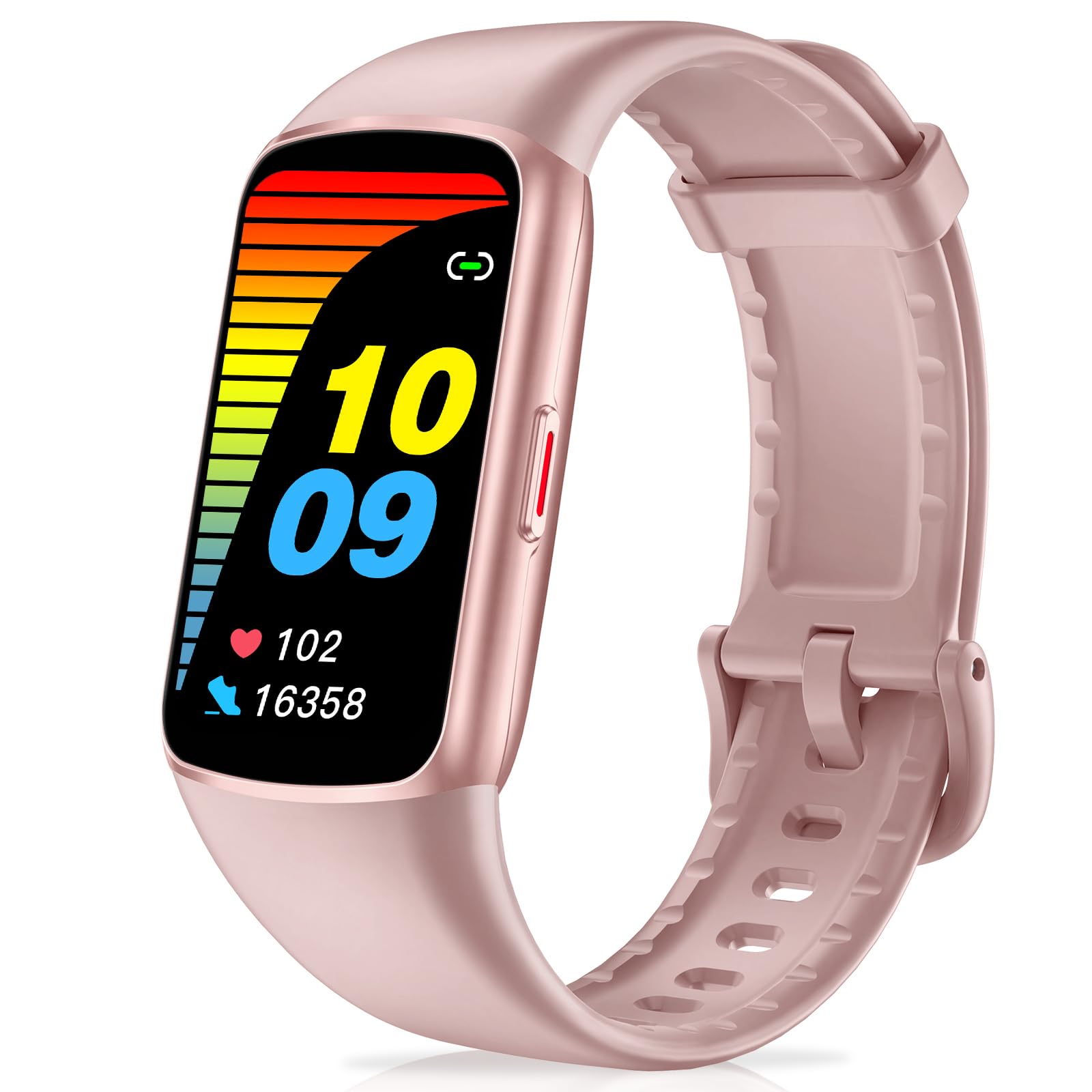 Zeacool Fitness tracker con frequenza cardiaca 24/7, monitoraggio dell'ossigeno nel sangue, monitoraggio del sonno, 123 modalità sportive, contacalorie, contapassi, impermeabile IP68, contapassi, per
