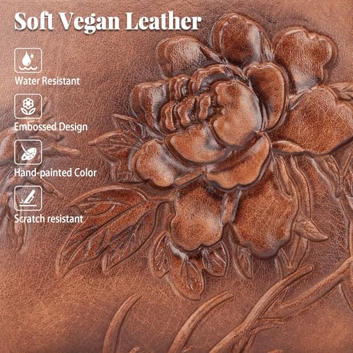 Image of Crossbody Bags for Women, Vegan Leather Embossed Crossbody Purse | Trendy Lightweight Design with Adjustable Strap, Spacious Interior for Daily Essentials, Ideal for Travel and Gift Giving