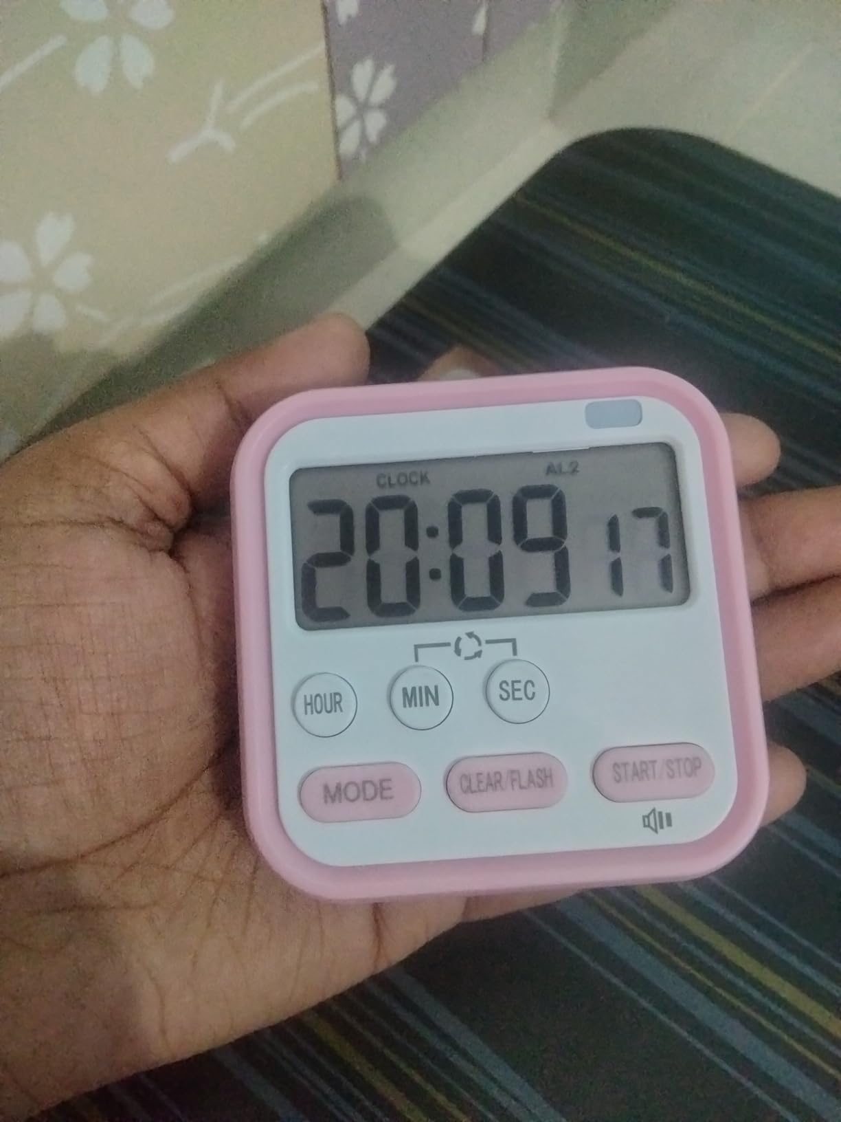 MIVAAX Stopwatch Timer for Study Kitchen Timer Large LCD Screen 24hr ...
