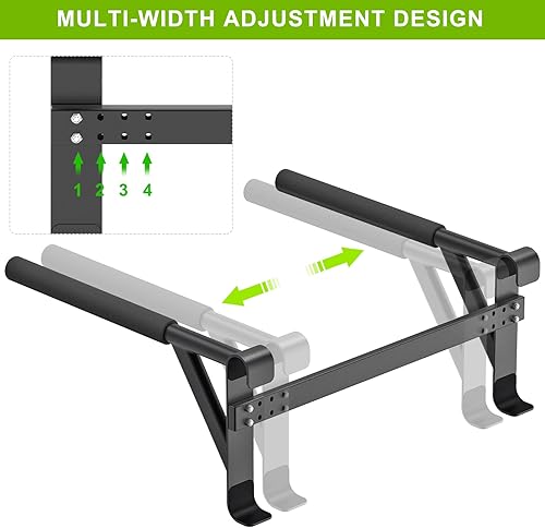 Miniatura 3 de Swedish Stall Bars 2"x2" with 1" Holes, Wall Mounted Wood Gym Ladder for Suspension Training, Home Gym, Calisthenics, Physical Therapy, School &