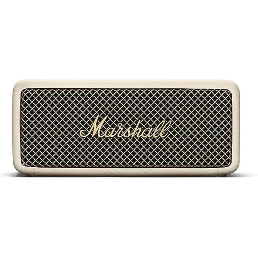 Marshall Emberton II Altoparlanti Bluetooth portatili Wireless accoppiabili IP67 Resistente a polvere e acqua, 30+ ore di riproduzione Ricarica rapida, Crema