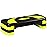 JungleA 31 Aerobic Step Platform, 3 Levels Height Adjustable Steppers For Exercise at Home Gym, Cardio Workout Step Platform Bench, 4 Stackable Risers, Non Slip Fitness Stepper Up Box, Chartreuse
