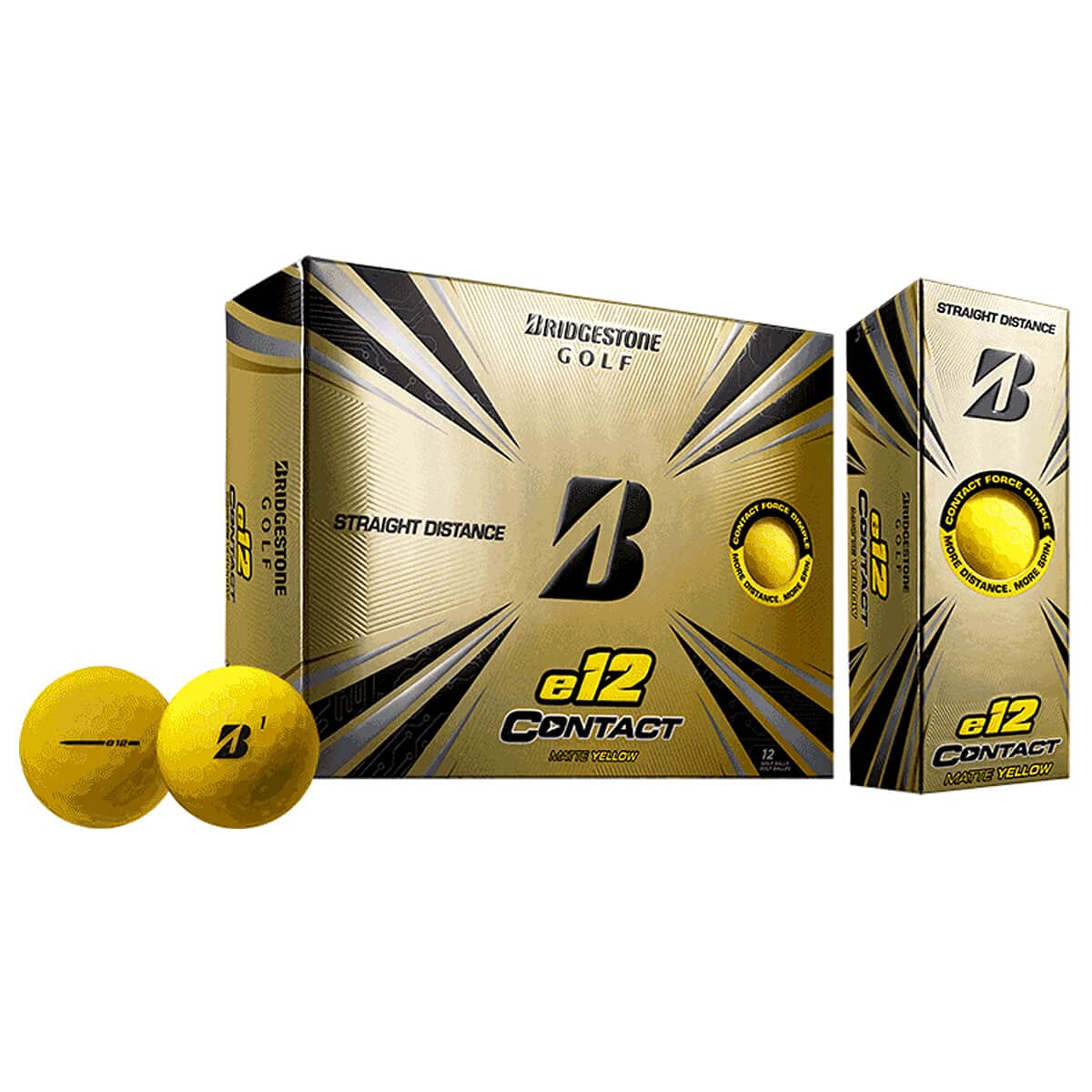 Amazon.co.jp: 2021 Bridgestone Golf e12 Contact イエロー (旧モデル