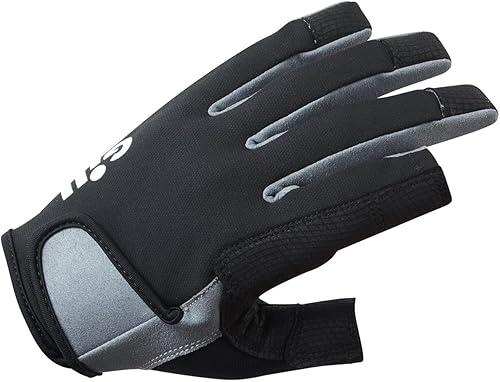 Miniatura 10 de Gill Deckhand Guantes de vela  Dedos largos con dedos expuestos y pulgar  Protección solar UV 50+ y repelente al agua