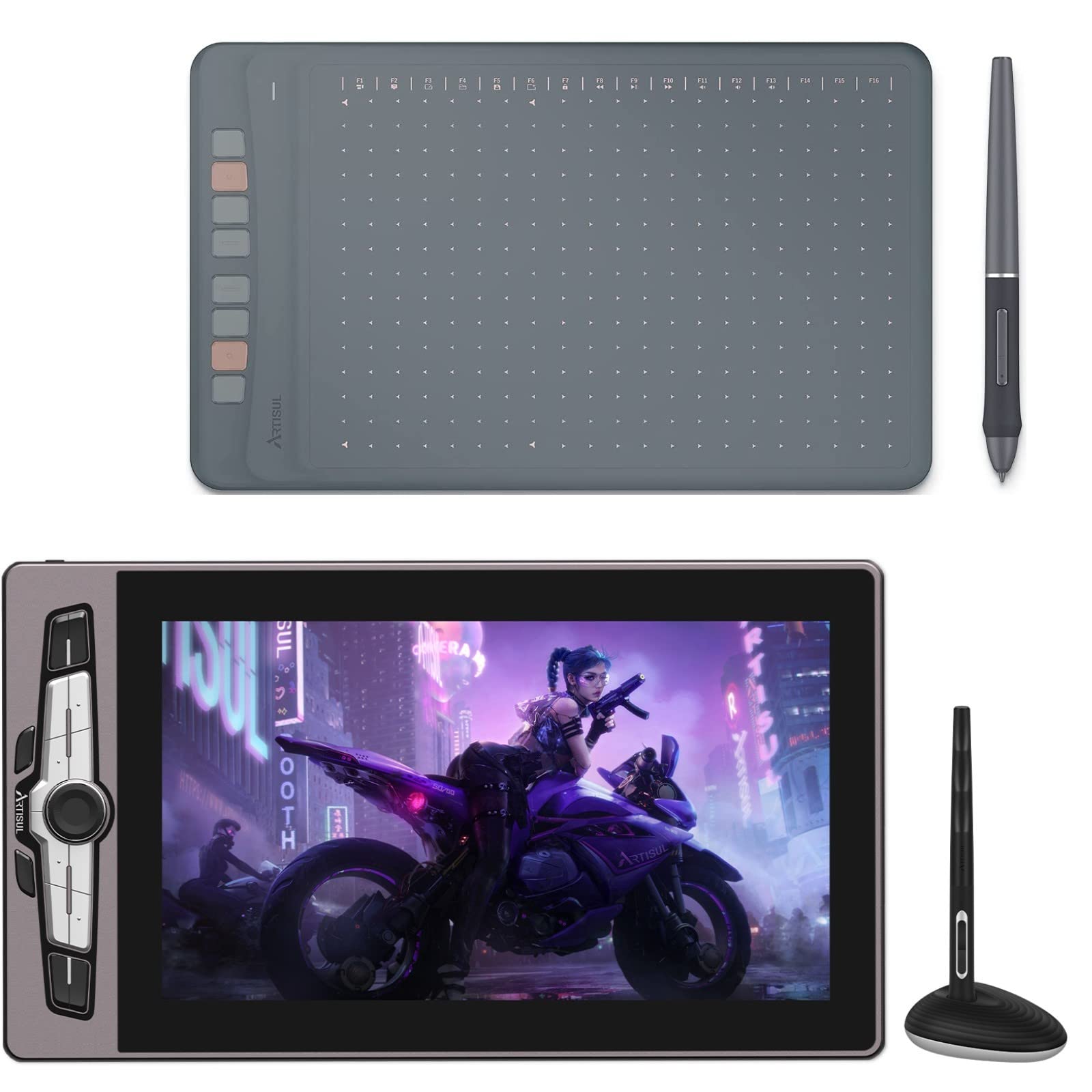 ArtisulSP1603 & A1201 Graphics Drawing Tablet with 8192 Pen Pressure Digital Drawing Tablet