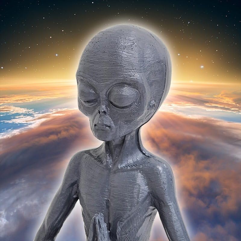 Amazon.co.jp: 宇宙人オブジェ エイリアン 置物 インテリア置物