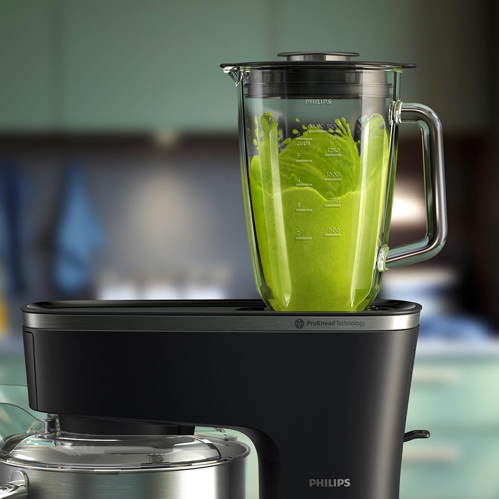 Philips Domestic Appliances Bol de blender. 1,5 litre Bol en verre. Technologie ProBlend. Compatible lave-vaisselle. Transparent. (HR0721/00)