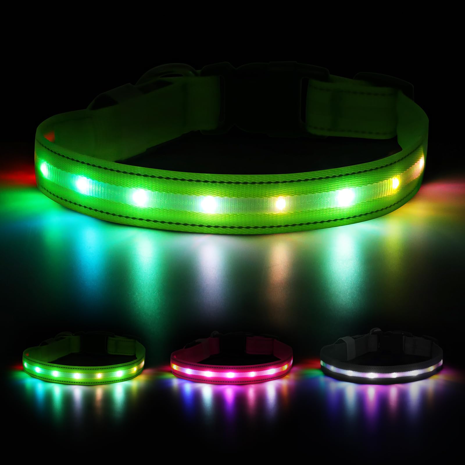 Collier lumineux pour chien : ne perdez plus jamais de vue votre animal dans l'obscurité