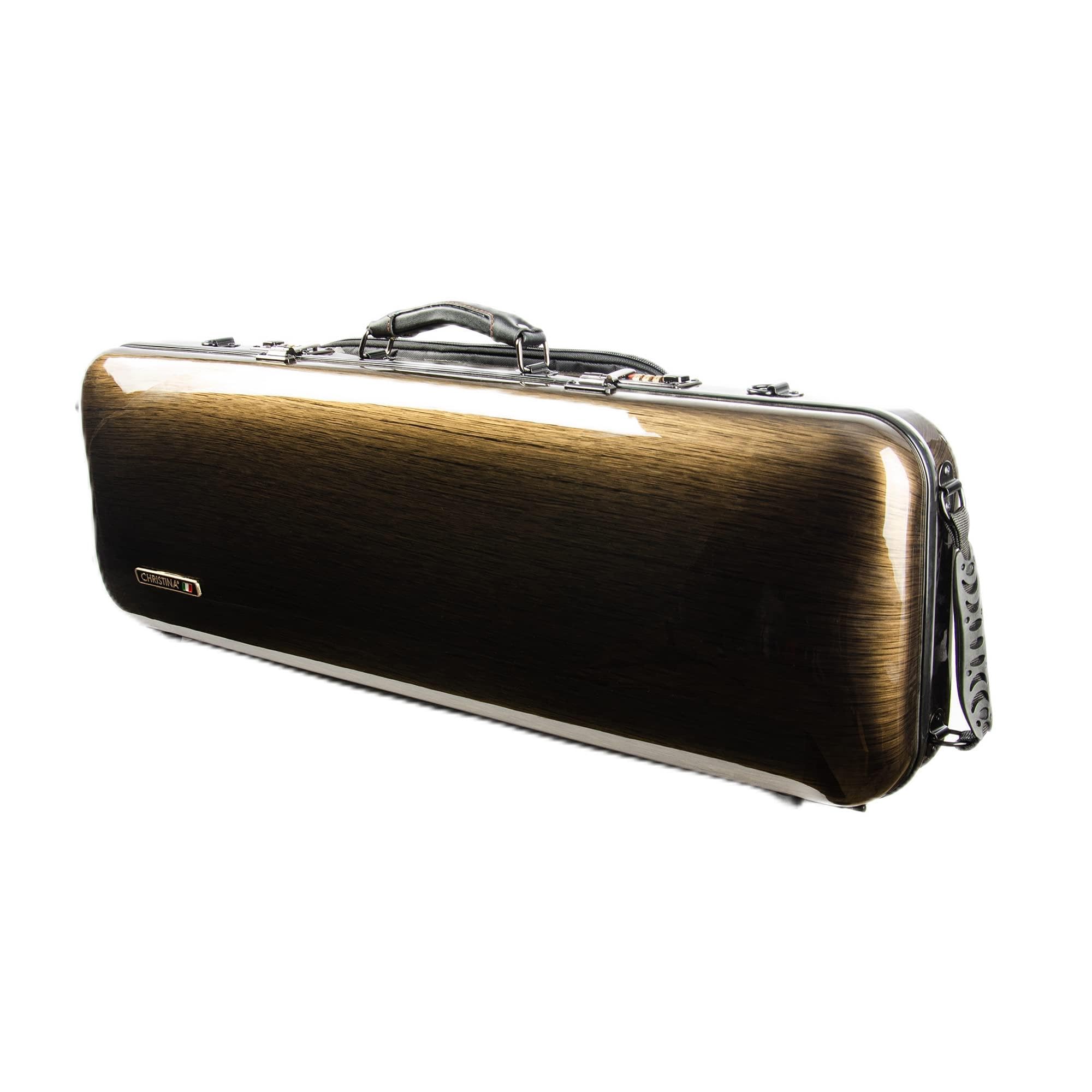 CHRISTINA バイオリンケース ダークゴールド カーボンファイバー 4/4