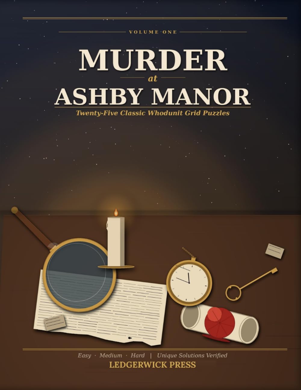 Murder at Ashby Manor: 25 Classic Whodunit Grid Puzzles