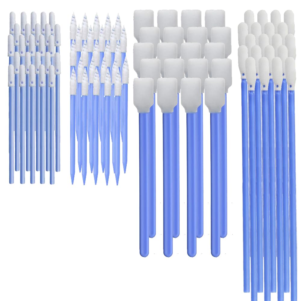 Wellgler’s 100pcs Foam Cleaning Swabs, Multi-Purpose Cleanroom Foam Tip, Cleaning Swab Kitip,Lab Swabs. Wellgler’s 100pcs Foam Cleaning Swabs, Multi-Purpose Cleanroom Foam Tip, Cleaning Swab Kitip,Lab Swabs.