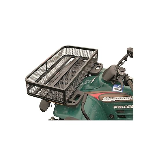 Guide Gear ATV Front Cargo Basket, Luggage Carrier Rack, Heavy-Duty Steel, 36" l. x 17" w. x 5.25" h