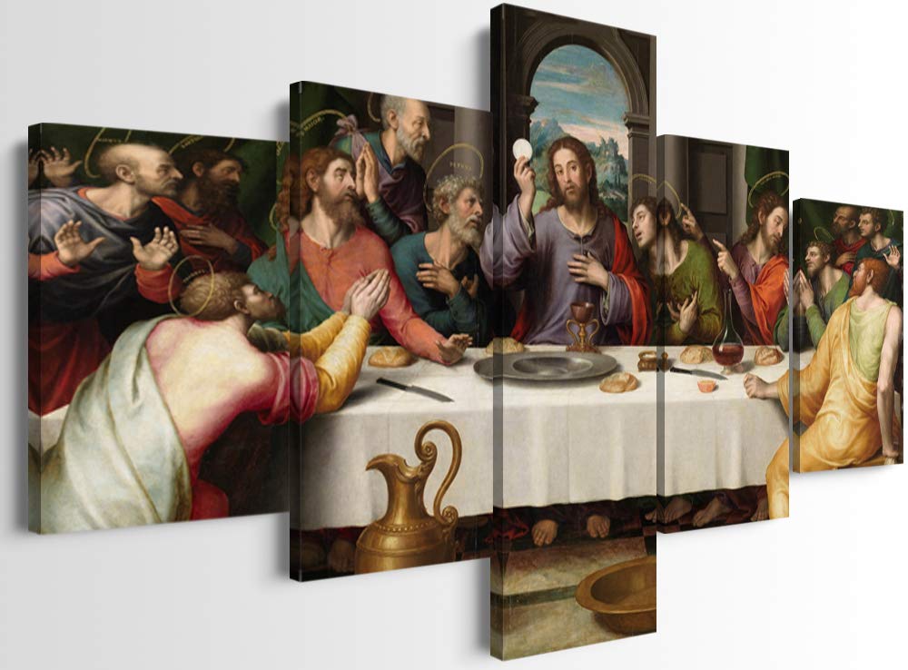 Buy YOUHONG 5 Piece Last Supper Wall Decor Leonardo Da Vinci Wall Art