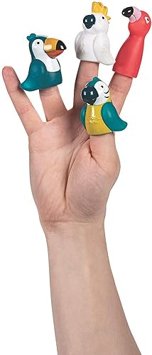 Fun Express Pretty Birds - Marionetas de dedo - Juguetes - 12 piezas