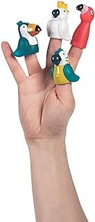 Fun Express Pretty Birds Finger Puppets - Toys - 12 Pieces