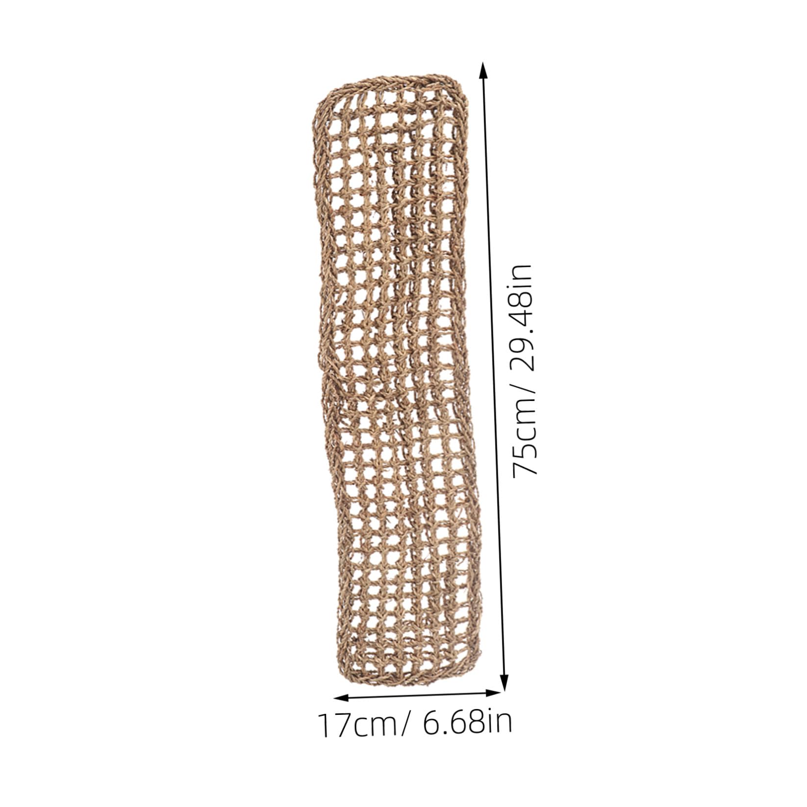 Amaca per Rettili in Alghe Marine 75x18 Cm 2 Pezzi Letti Sospesi per Lucertole e Draghi Barbuti Accessori per Acquari Ampliamento Spazio Vitale Habitat Animali Domestici