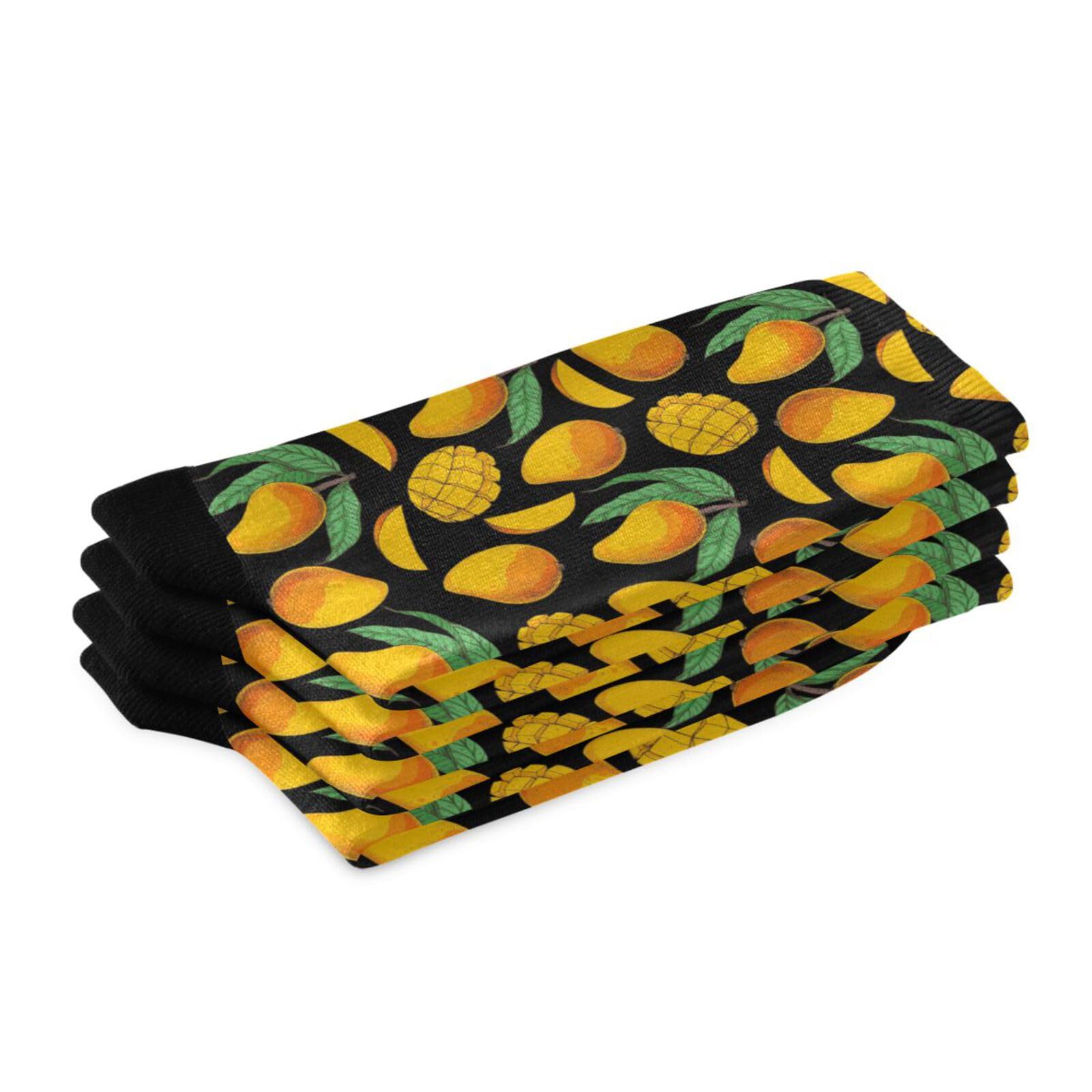 Wusikd Mango Fruit Socks for Women and Men Colorful Long Socks for Athletic Running 1