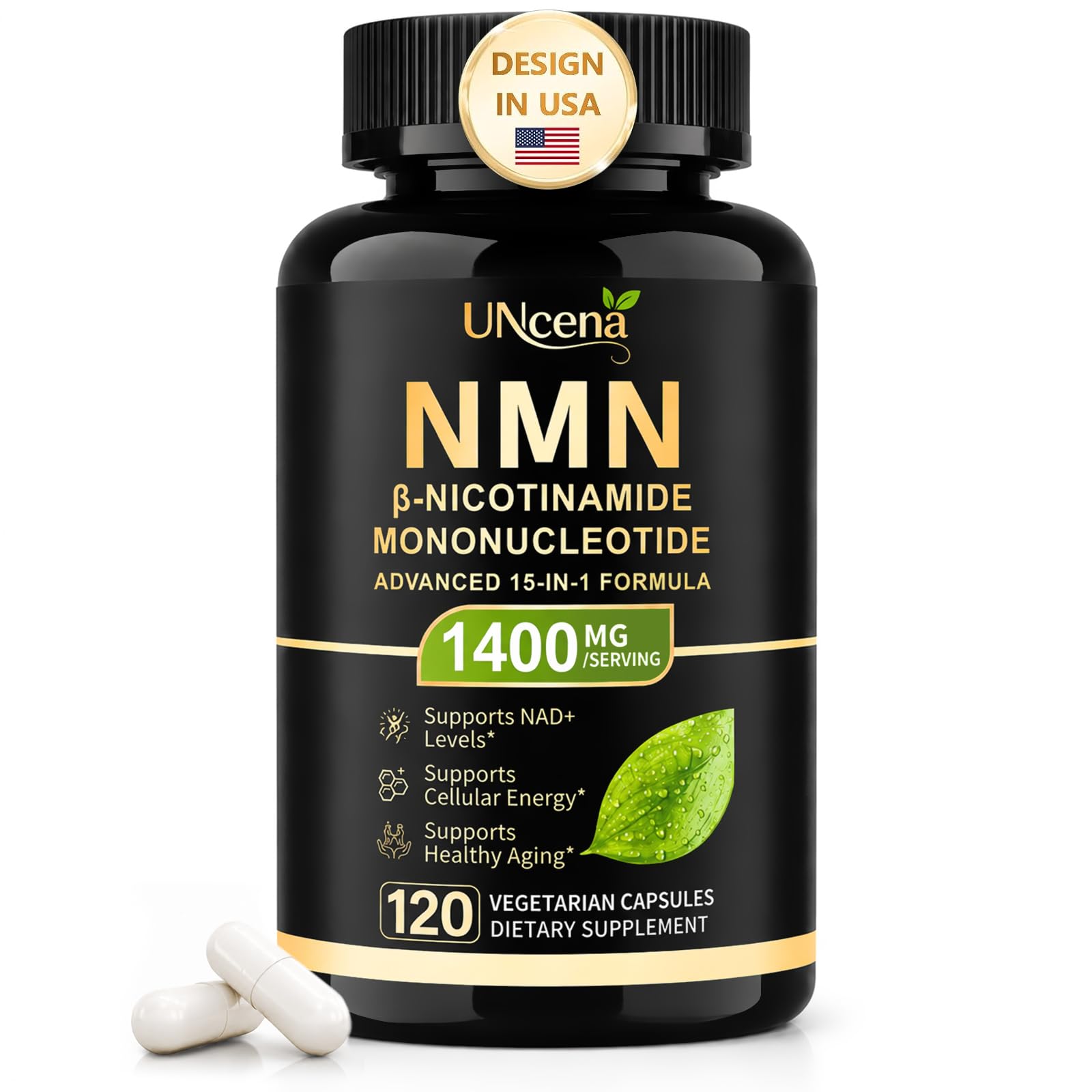 NAD Supplement 1500mg - Liposomal NAD+ Resveratrol - 240 Capsules — Amazon image 11