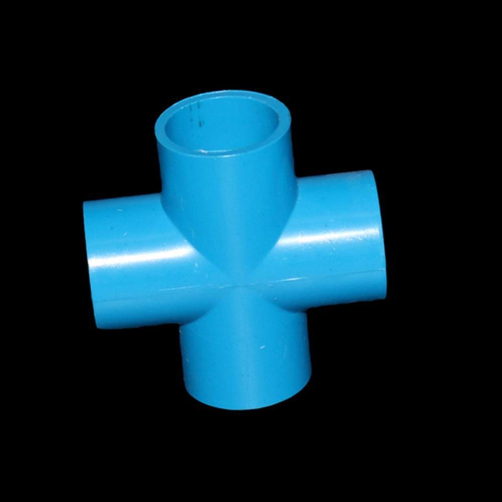 Hose Connector Fittings 4-Way, 3-Way, Elbow, Straight Connector Inner 32mm PVC Pipe Joint Garden Irrigation Water Pipe Connectors Aquarium Fittings (Color : 19mm, Diameter : Inner Diameter 32mm)