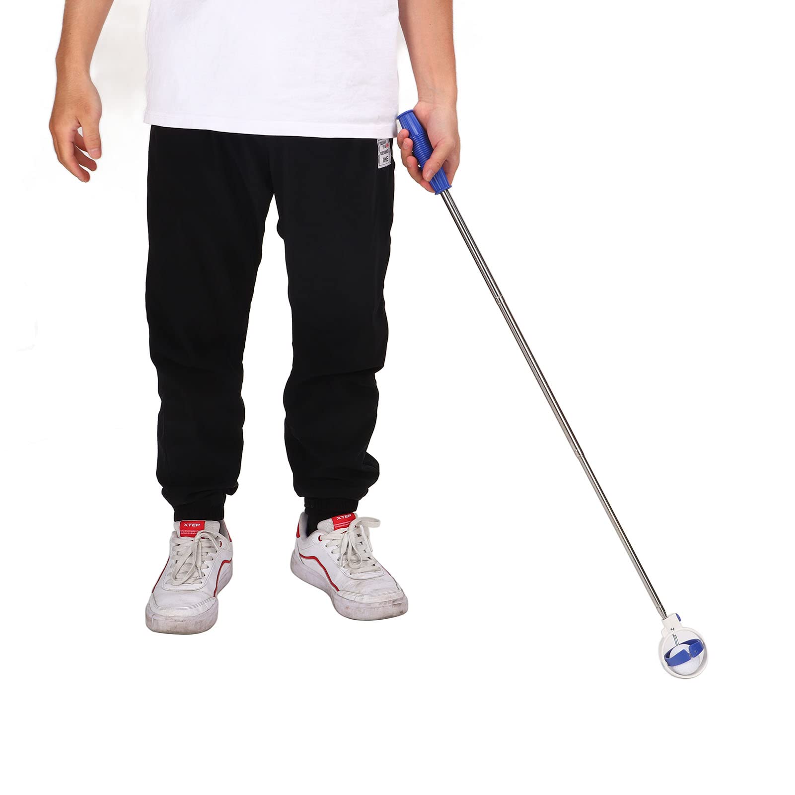 Golf Ball Retriever, 80,71/15,75 Pollici in Acciaio Inox Telescopico Palla Picker 8 sezioni Pallina da Golf Grabber Golf Pick Up Accessori per Gli Uomini