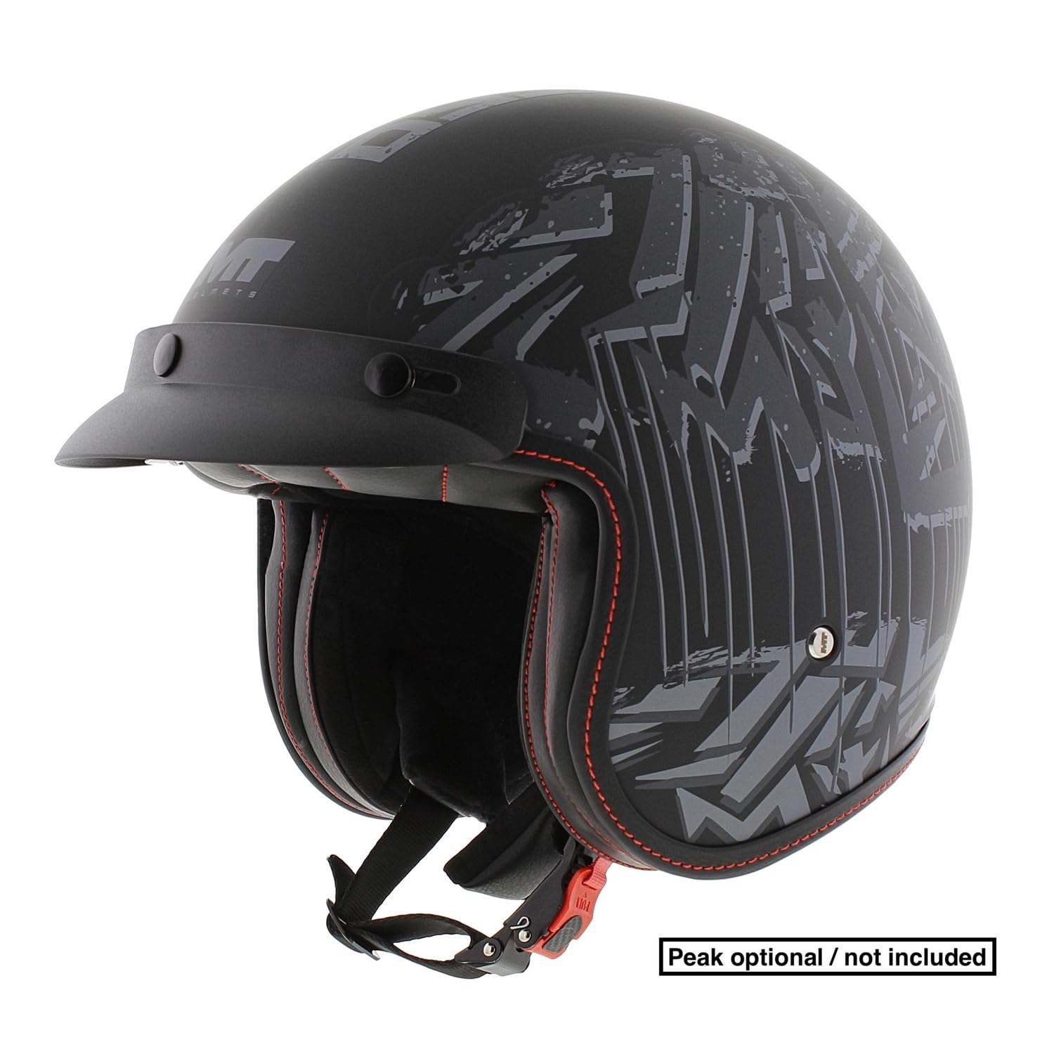 MT HELMETS Le Mans 2 SV – Casco Moto Jet Vintage con Detalles en Cuero, Visor Solar Retráctil Full Vision, Interior Lavable y Calota HIRP | Homologado ECE 22.06 & DOT