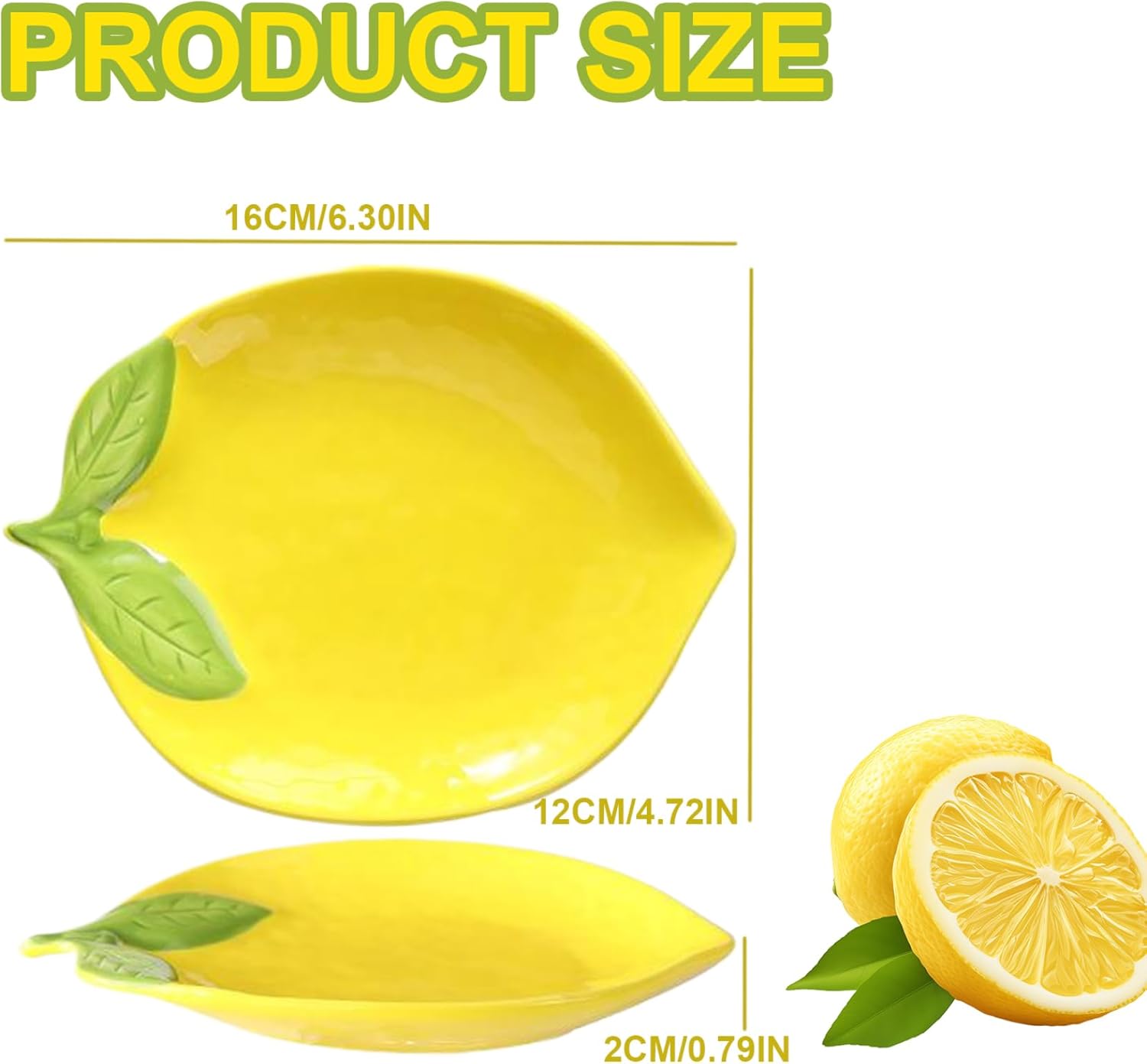 Spoon Rest For Stove Top Yellow Lemon Shaped Ceramic Cooking Spoon Holder For Kitchen Counter Cute Spoon Rest