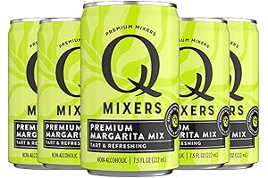 Q Mixers Margarita Mix: Refreshing Cocktail Made with 100% Real Fruit Juice