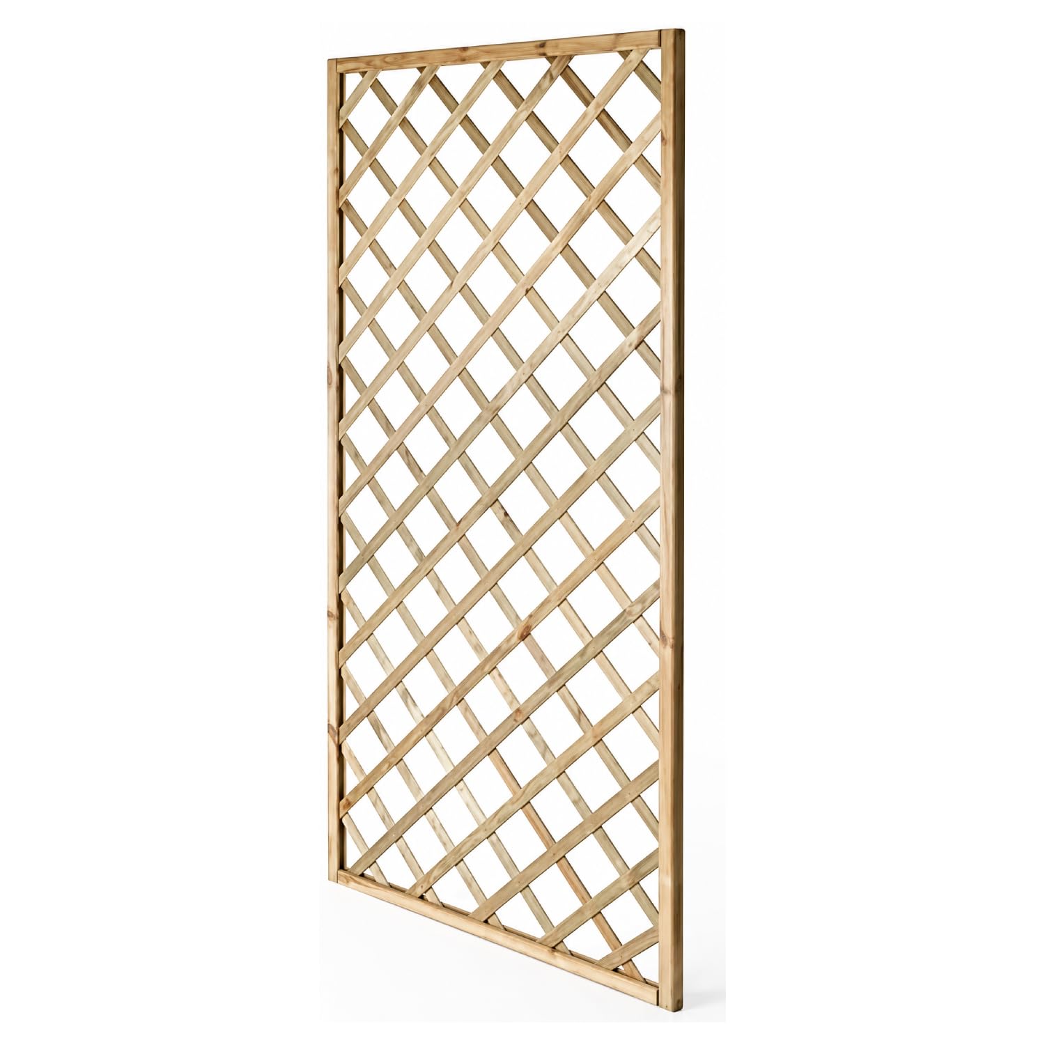 Traliccio In Legno Di Pino Impregnato Pannello Divisorio Griglia Per Giardino Balcone E Terrazza Supporto Decorazione Per Piante Rampicanti Privacy Outdoor 90 x 180 Cm Legno Naturale