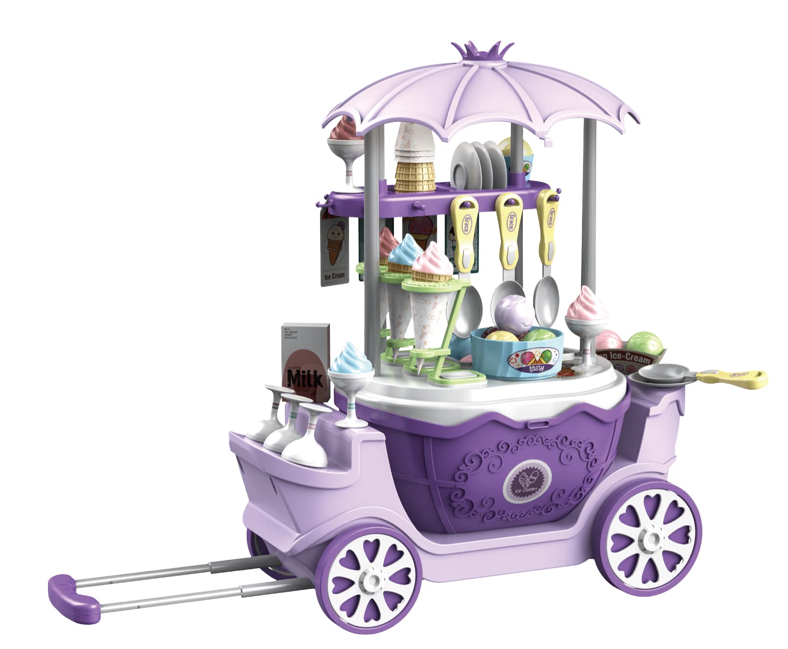 PJ Power Joy Yum Surprise Ice Cream 4-In-1 Playset