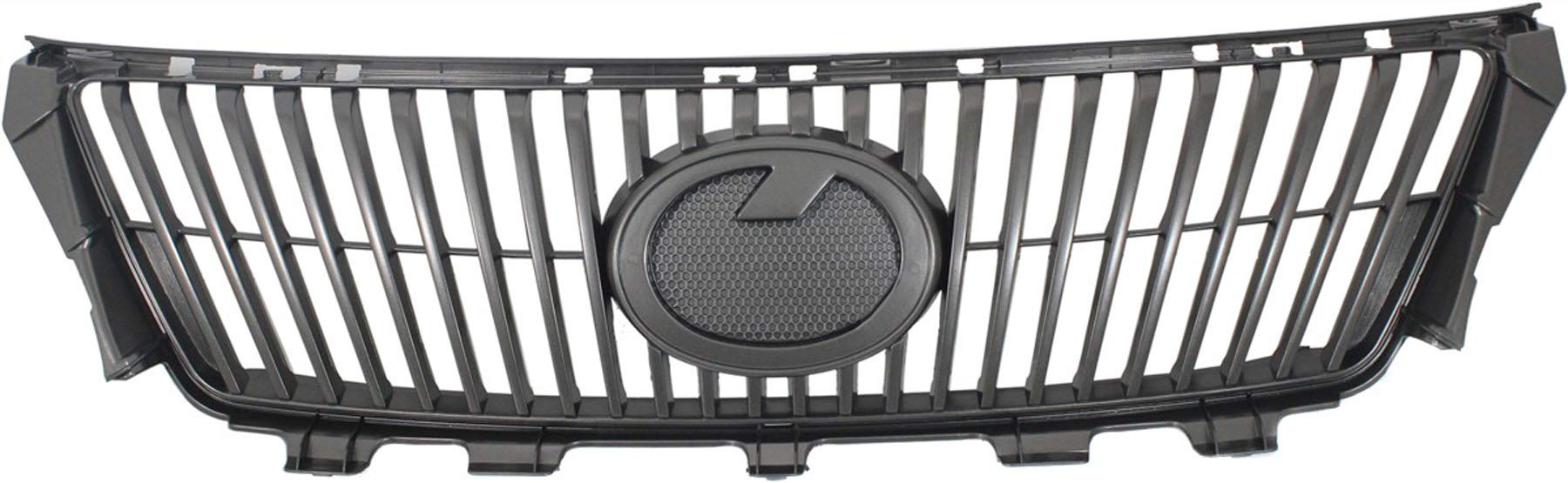Evan Fischer Grille Assembly Compatible with 2009-2010 Lexus IS250, Fits 2009-2010 Lexus IS350 Painted Gray Shell and Insert LX1200135