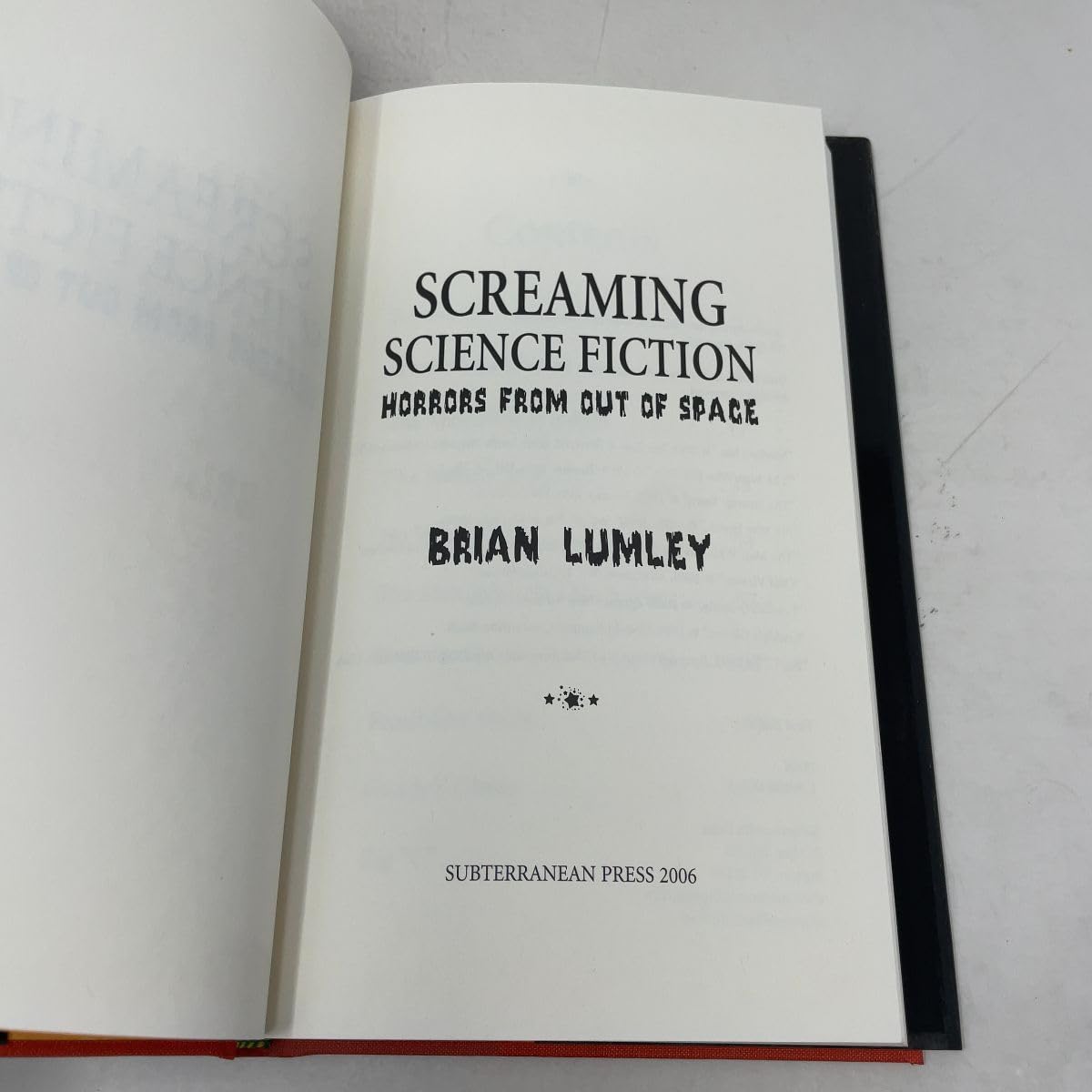 Screaming Science Fiction: Horrors from Out of Space