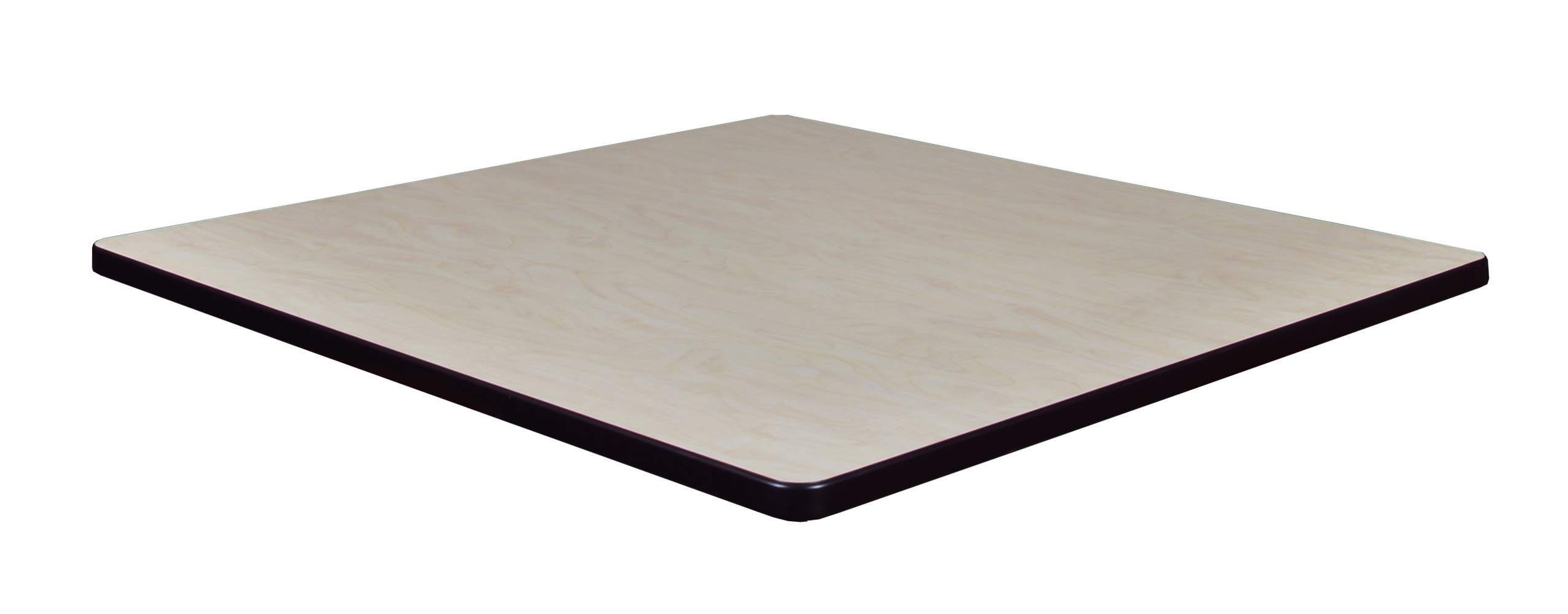Condition photo showing Good Condition for regency square standard table top, 42-inch, cherry/maple