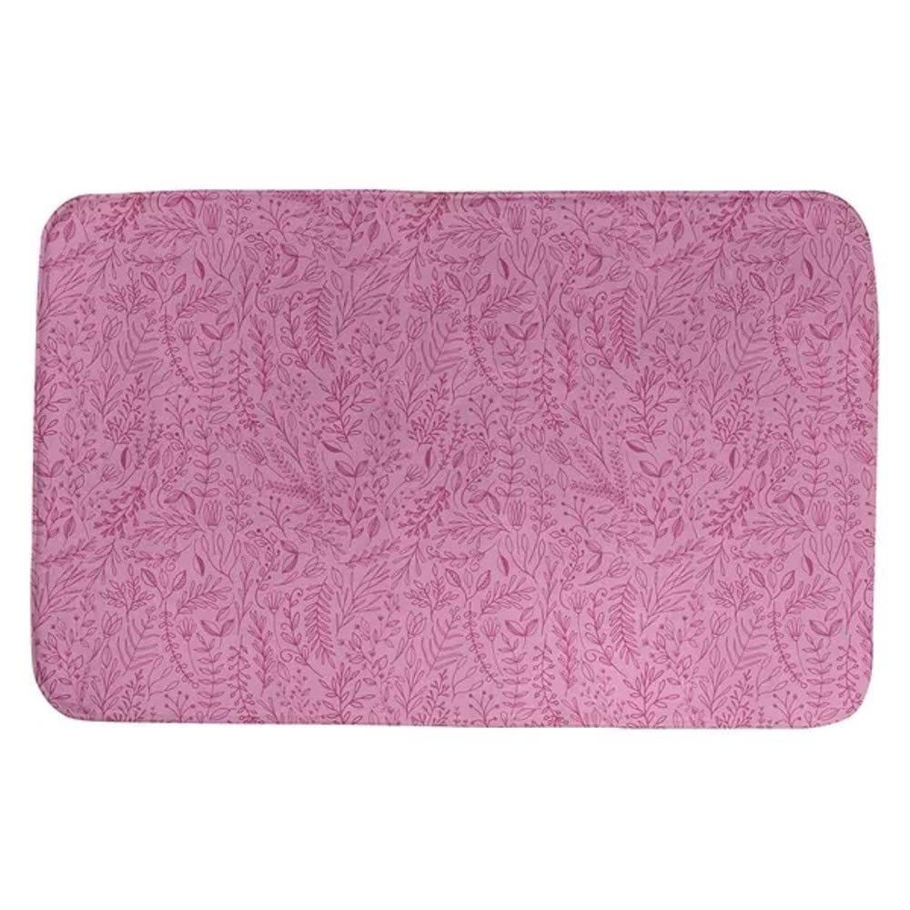Luxurious 1 Piece Super Soft Bath Rugs for Bathroom Size 17 W x 24 L Non-Slip Backing Pretty